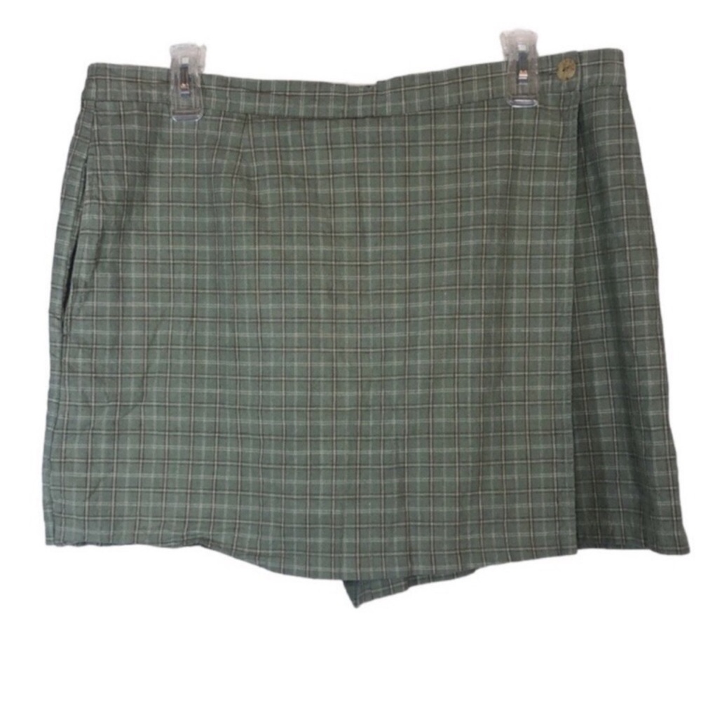 Vtg Casual Corner Woman & co Women’s Sz 24 skirt Culotte vVintage Linen & Cotton
